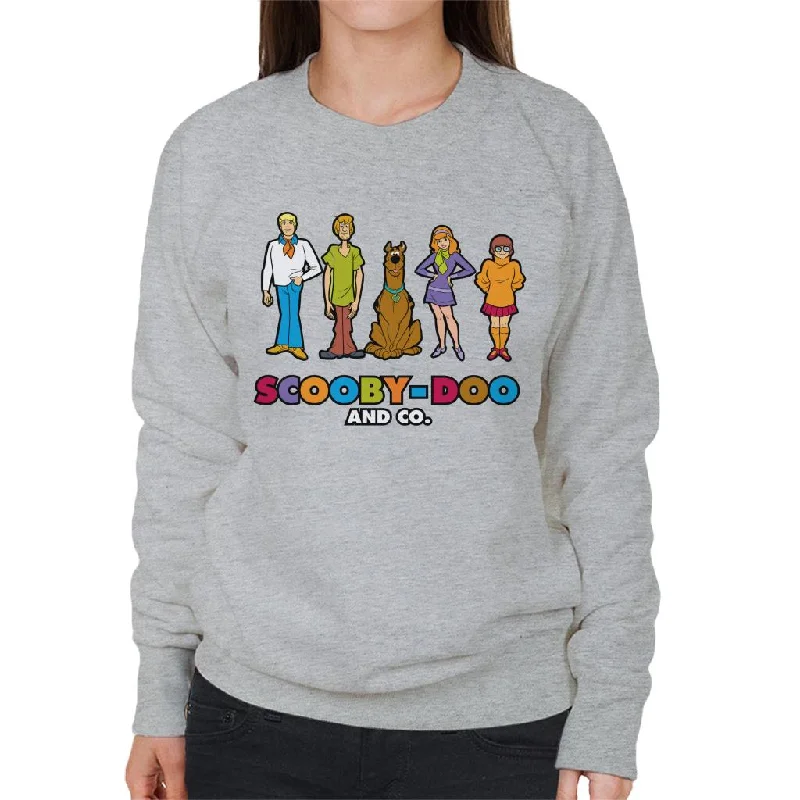 Scooby Doo And Co Women's Sweatshirt Hoodie with Hem Ribbing Snug Secure