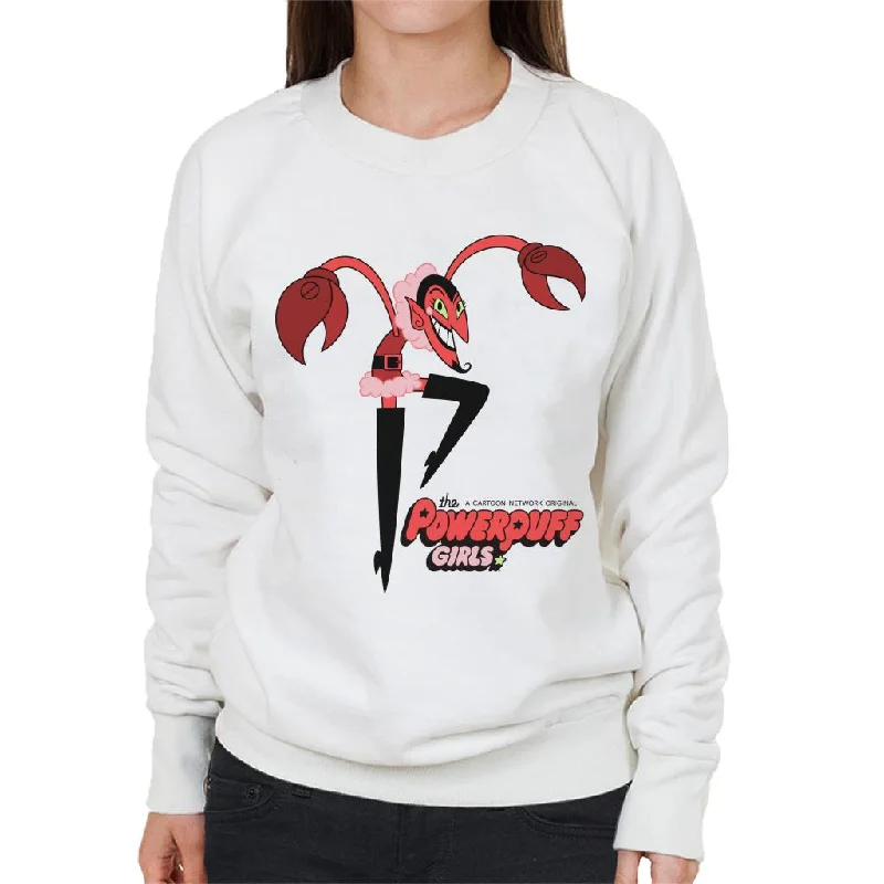 Powerpuff Girls HIM Smile Women's Sweatshirt Hoodie with Rolled Sleeves Casual Relaxed