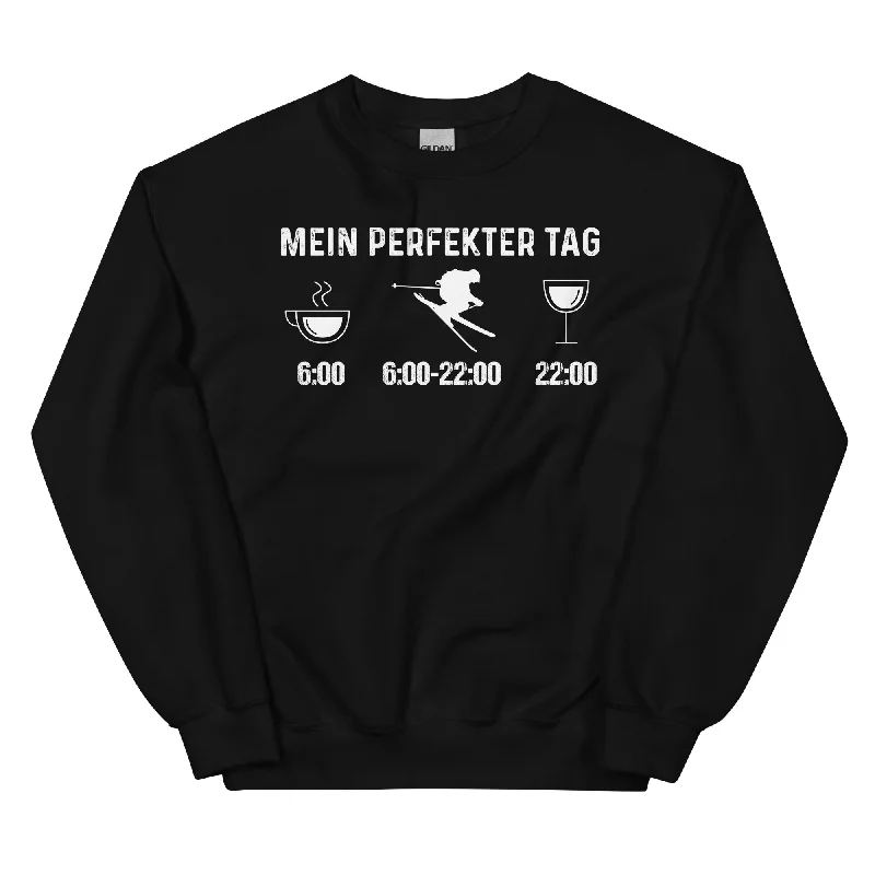 Mein Perfekter Tag - Sweatshirt (Unisex) Hoodie with Mesh Breathable Sporty