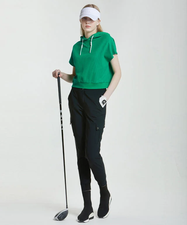 Side Cargo Pocket Jogger Pants - Black Soft Cotton Pants