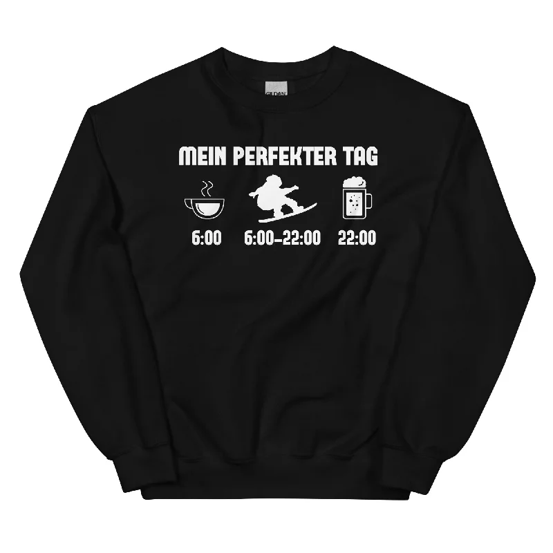 Mein Perfekter Tag - Sweatshirt (Unisex) Hoodie with Logo Branding Identity