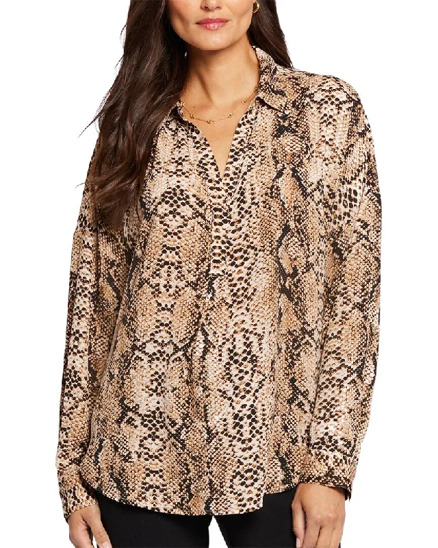 Nydj Becky Blouse Stylish Wrap Blouse