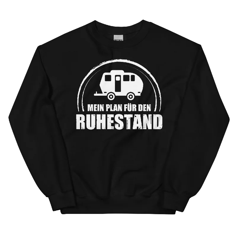 Mein Plan Fur Den Ruhestand 2 - Sweatshirt (Unisex) Hoodie with Hem Ribbing Snug Secure