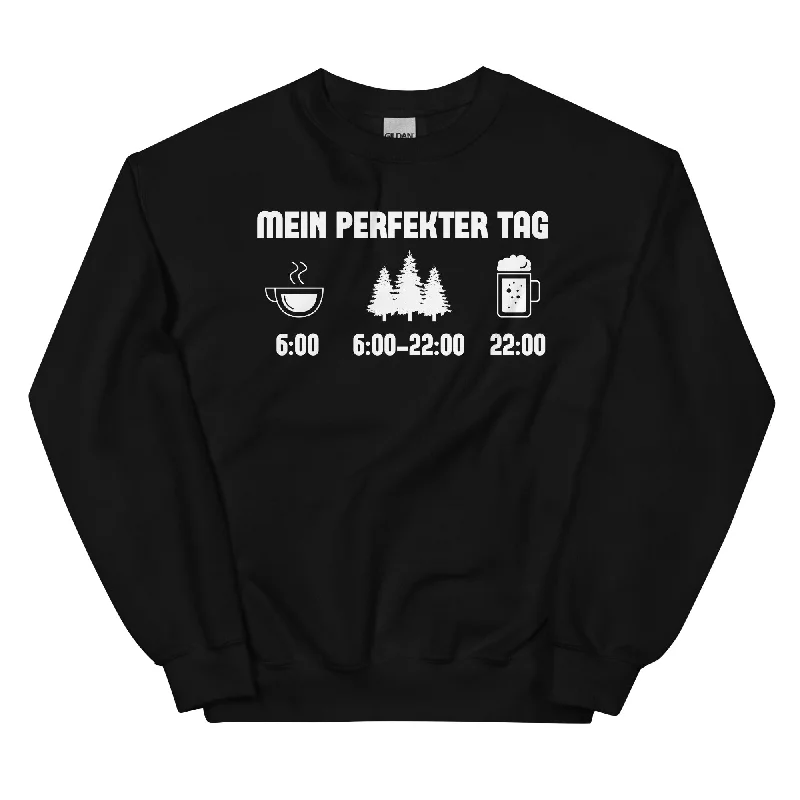 Mein Perfekter Tag 3 - Sweatshirt (Unisex) Hoodie with Neon Bright Vibrant