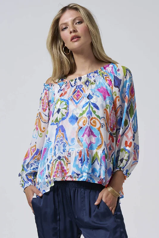 PASCALE BLOUSE Embellished Collar Blouse