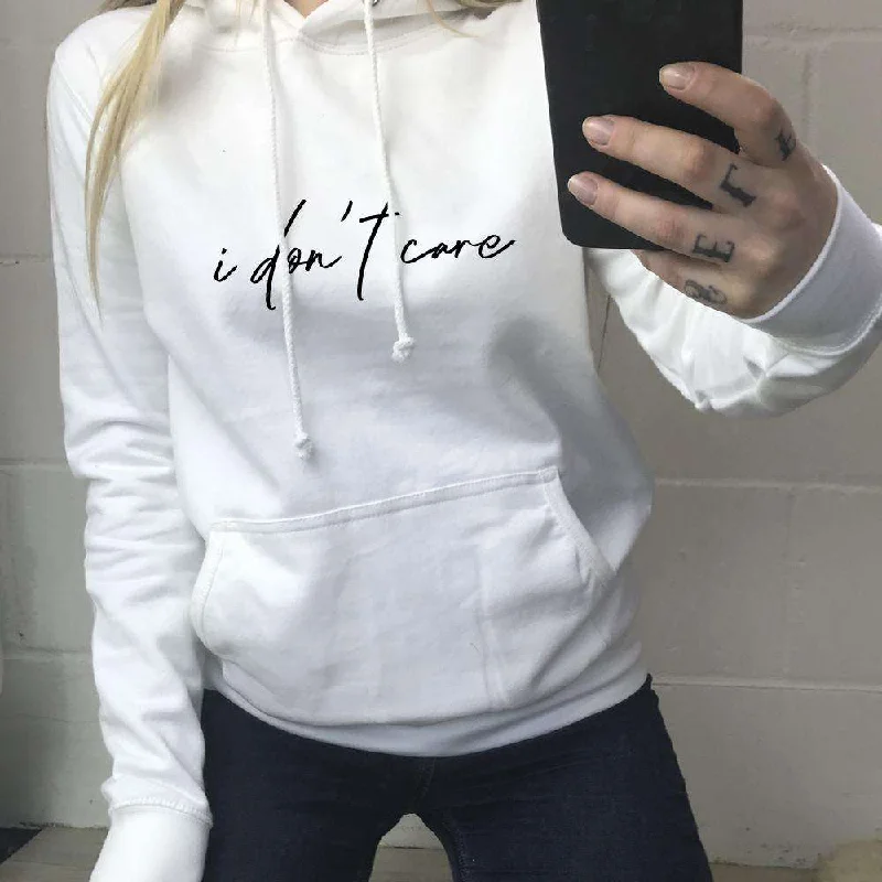 Don't Care Hoodie (MRK X) Hoodie Sweatshirt Pullover