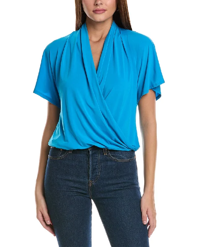 Ariella Surplice Blouse Elegant Silk Blouse