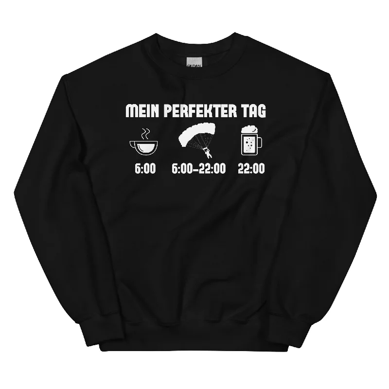 Mein Perfekter Tag 1 - Sweatshirt (Unisex) Hoodie with High-Low Hem Asymmetrical Trendy