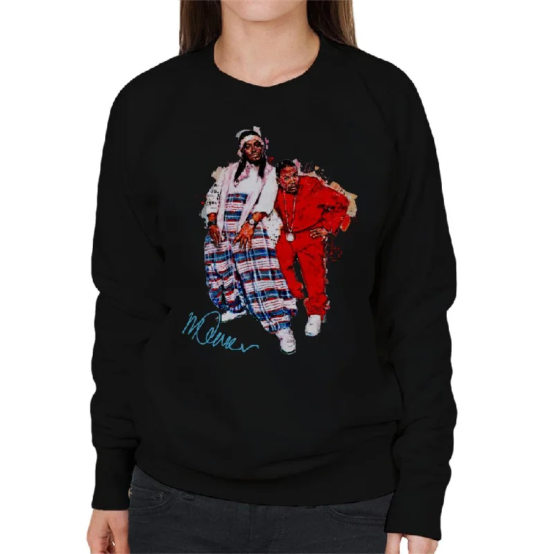 Sidney Maurer Original Portrait Of Outkast Andre 3000 Baggy Trousers Women's Sweatshirt Hoodie with Oversized Fit Loose Comfortable