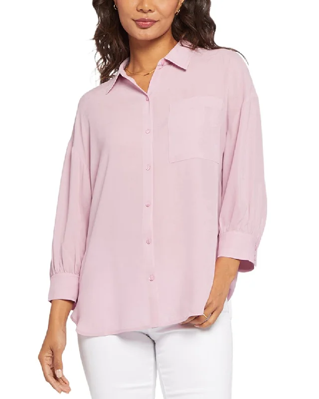 Nydj Zoey Blouse Lightweight Tunic Blouse