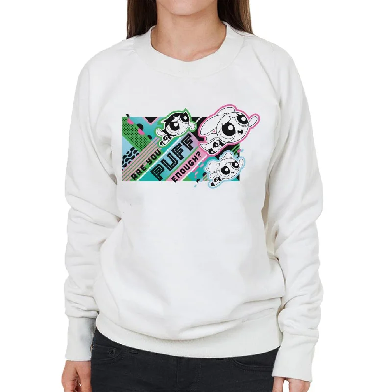 Powerpuff Girls Are You Puff Enough Women's Sweatshirt Hoodie Crop Top Short Trendy