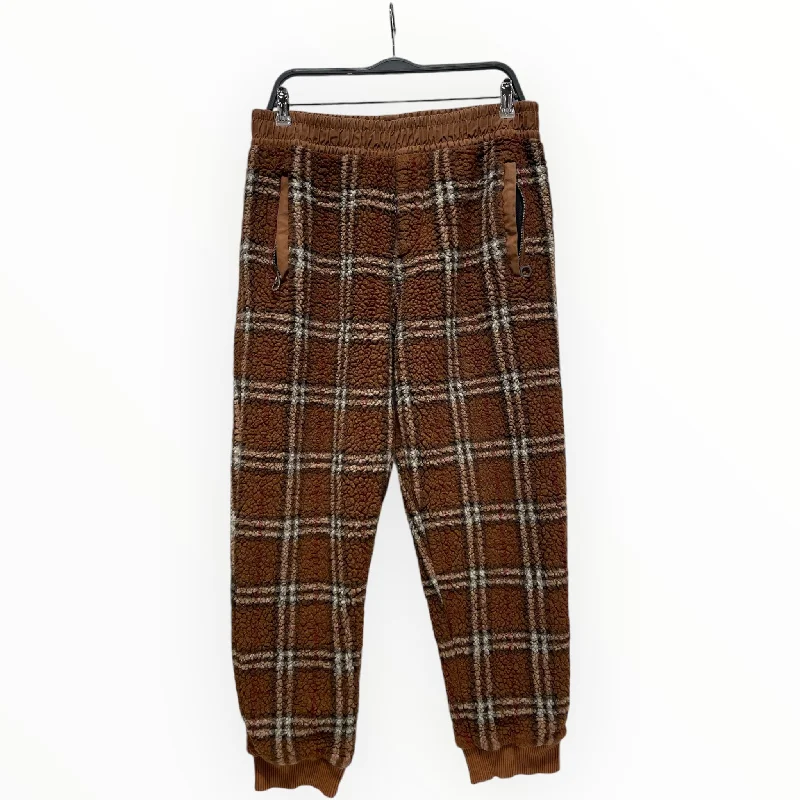 BURBERRY LONDON/Straight Pants/XL/Plaid/BRW/ Comfortable Jogger Trousers