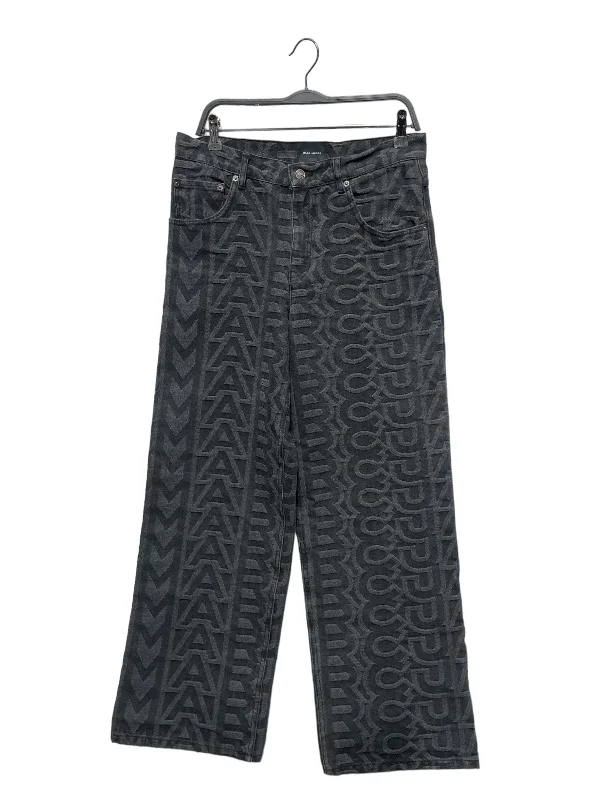 MARC JACOBS/Bootcut Pants/27/Monogram/Denim/BLK/ Stylish Casual Pants