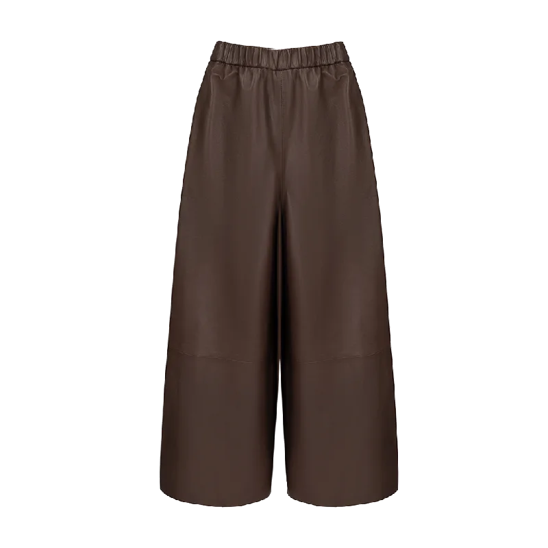 Leather Gaucho Pants Modern Skinny Pants