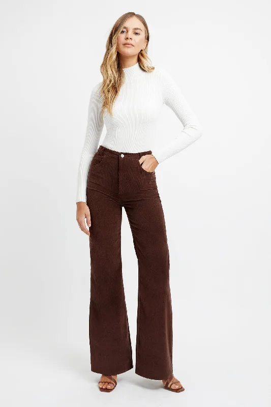 Wide Leg Cord Pant Modern Bootcut Pants