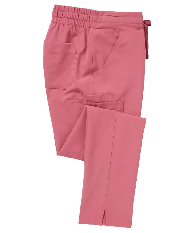 Calm Pink - Women’s 'Relentless' Onna-stretch cargo pants Sleek Black Pants