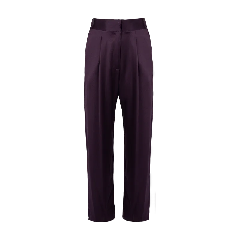 Flared Pant Purple Classic Bootcut Trousers