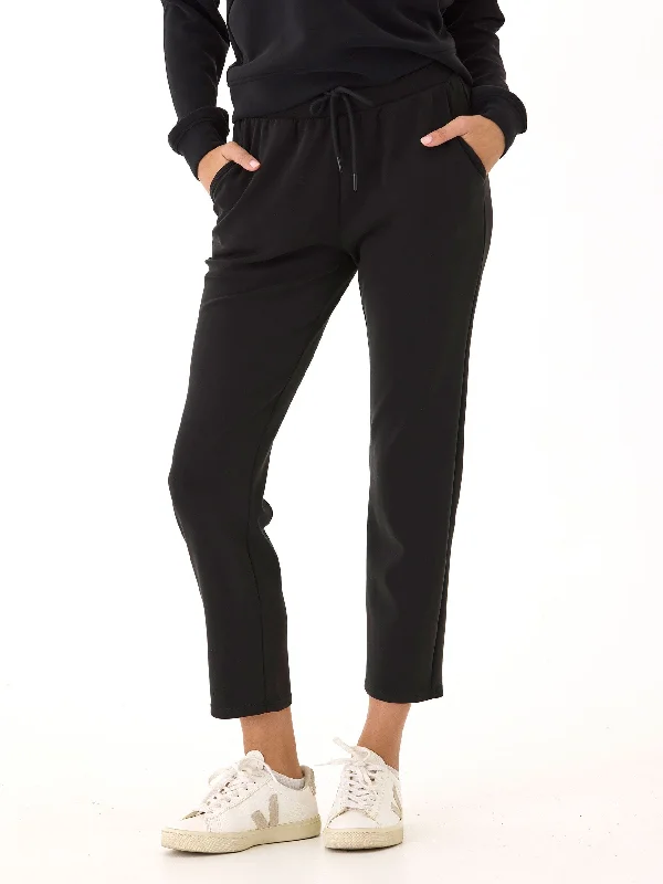 Dannie Sueded Modal Knit Pant Formal Wide-Leg Pants