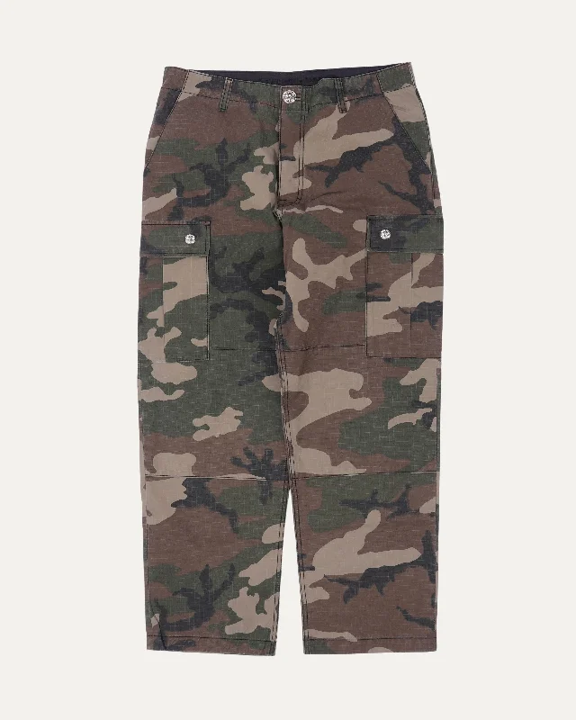 Camouflage Cargo Pants Formal Wide-Leg Pants