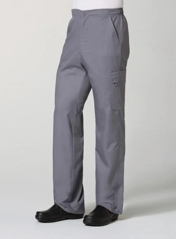 EON Mens Half Elastic, 8 Pocket Cargo Scrub Pant Elegant Dress Pants