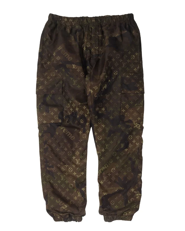 Supreme Camo Cargo Pant Trendy Wide-Leg Pants