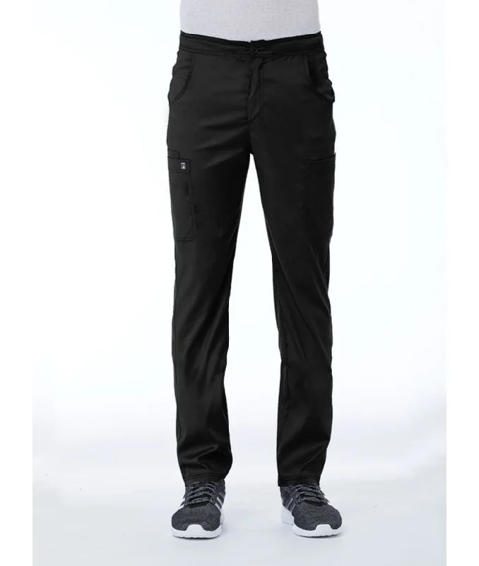 Matrix Mens Half Elastic Waistband Cargo Pant Comfortable Pleated Pants