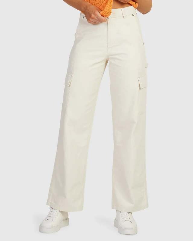 Womens Lefty Cargo Pants Soft Stretch Trousers