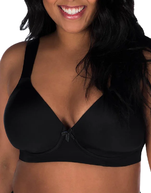 Leading Lady Brigitte Classic Underwire Padded T-Shirt Bra Black 5224 Nylon Fabric Polyester Fabric Spandex Fabric Leading Lady Brigitte Classic Underwire Padded T-Shirt Bra Black 5224 Nylon Fabric Polyester Fabric Spandex Fabric