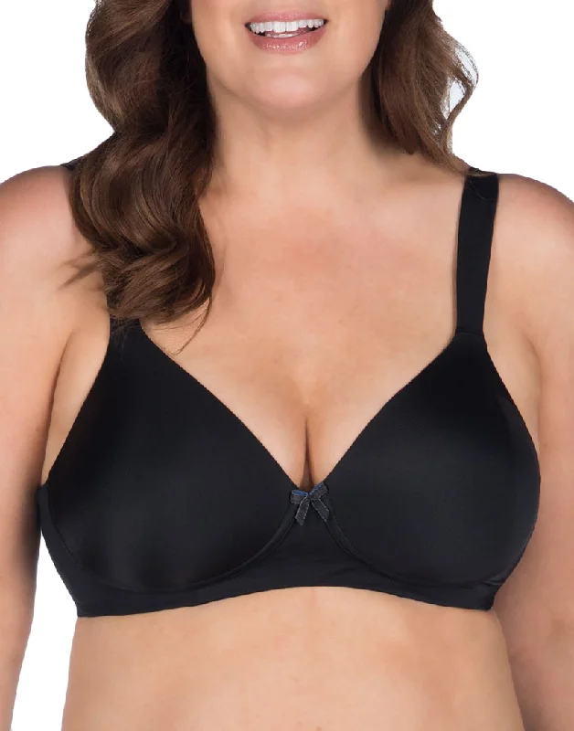 Leading Lady Brigitte Classic Wirefree Padded T-Shirt Bra Black 5225 Notch Collar Peter Pan Collar Cowl Neck Leading Lady Brigitte Classic Wirefree Padded T-Shirt Bra Black 5225 Notch Collar Peter Pan Collar Cowl Neck