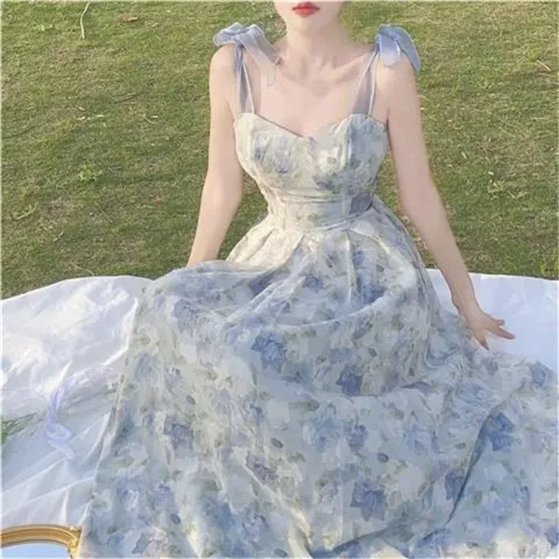 Darianrojas Summer Floral Long Dress Women Fashion Lace Bandage Elegant Beach Maxi Dresses Famales Design Sleeveless Midi Strap Dress Comfortable Maxi Dress with Sleeves Darianrojas Summer Floral Long Dress Women Fashion Lace Bandage Elegant Beach Maxi Dresses Famales Design Sleeveless Midi Strap Dress Comfortable Maxi Dress with Sleeves