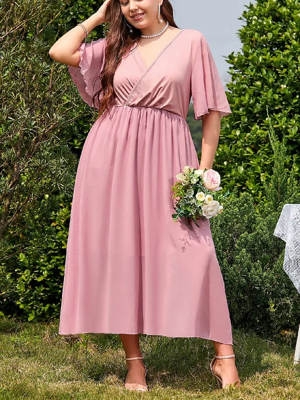 Women Plus Size Wedding Guest Maxi Dress 2023 Autumn Long Elegant Party Wear Cocktail Pink Dresses Oversized Evening Clothing Stylish Off-Shoulder Maxi Dress Women Plus Size Wedding Guest Maxi Dress 2023 Autumn Long Elegant Party Wear Cocktail Pink Dresses Oversized Evening Clothing Stylish Off-Shoulder Maxi Dress