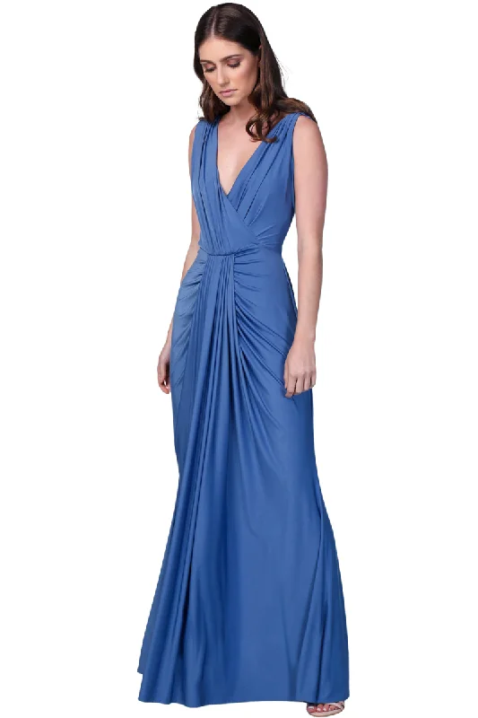 Pia Gladys Perey JESSA Silk Jersey Bridesmaid Maxi Dress Elegant Boho Maxi Dress