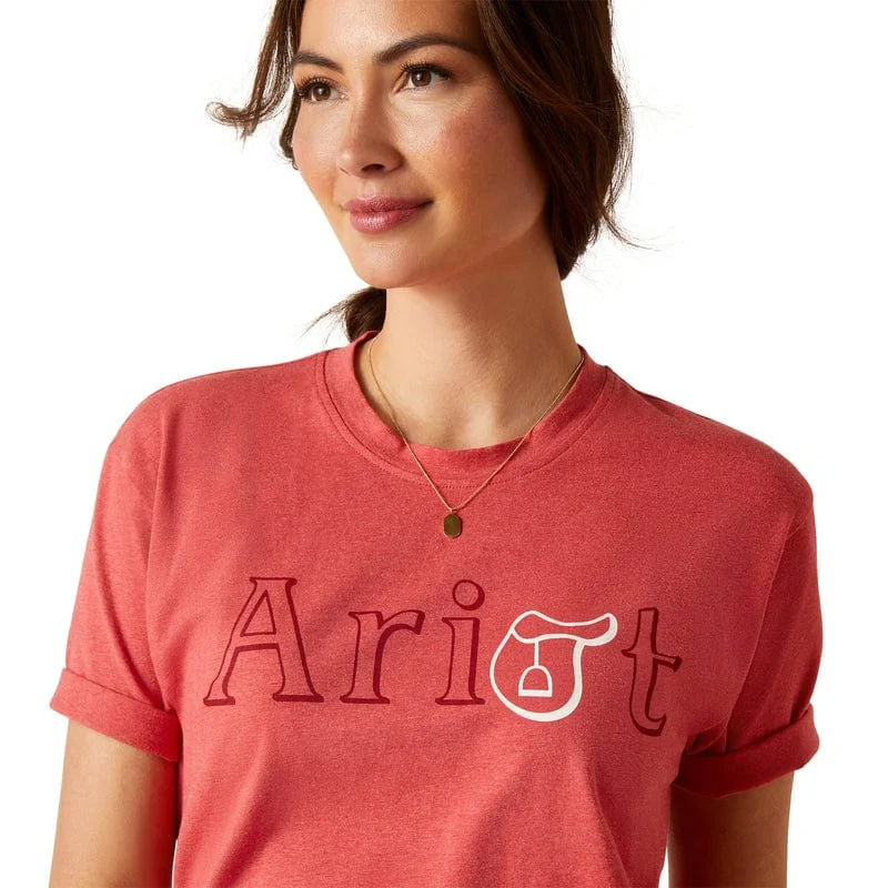 Ariat Tee Womens Boyfriend Fit Fitted T-Shirt Seamless Stretchy