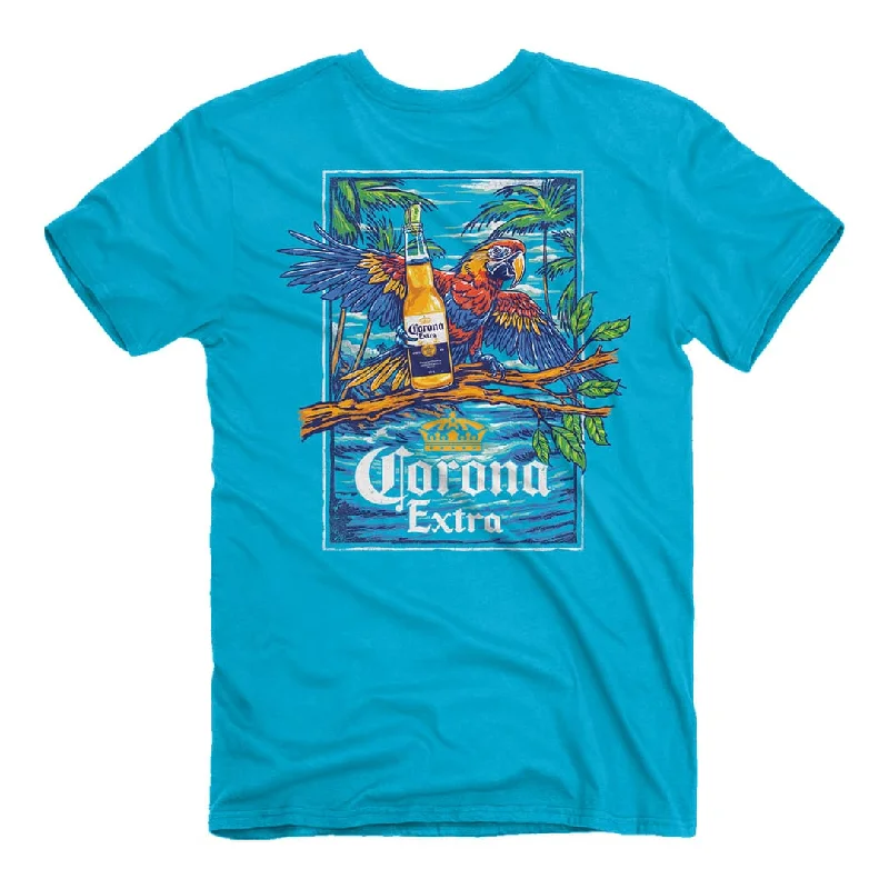 Corona - Parrot T-Shirt Anti-Shrink Durable Soft