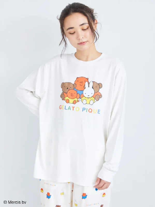 [Dick Bruna] UNISEX Motif Long Sleeve Shirt Collared Crew Neck Turtle Neck