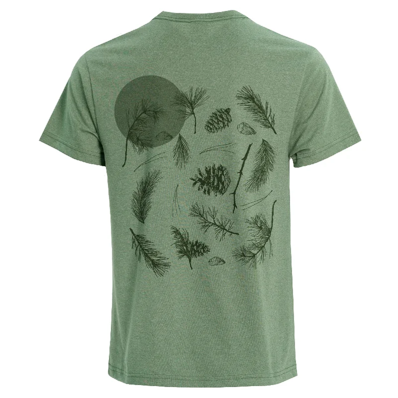 EC100 - Pines Unisex Eco Short Sleeve T-Shirt Graphic Embroidered Appliqued