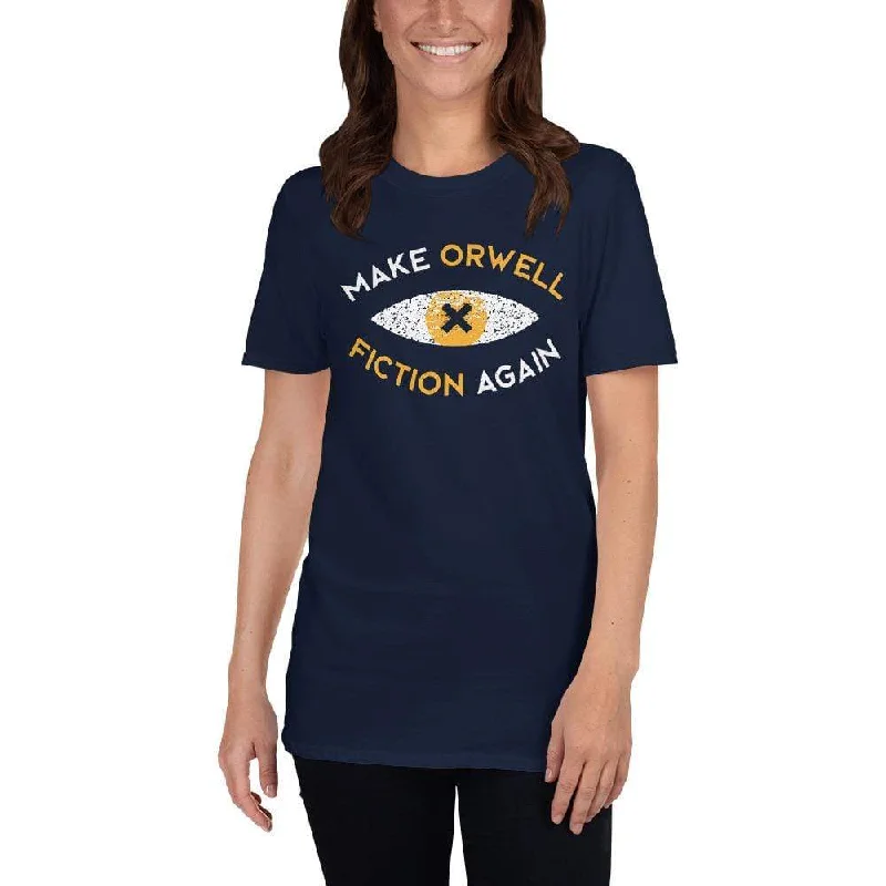 Make Orwell Fiction Again Recon Eye - Premium T-Shirt Cozy Warm Stylish