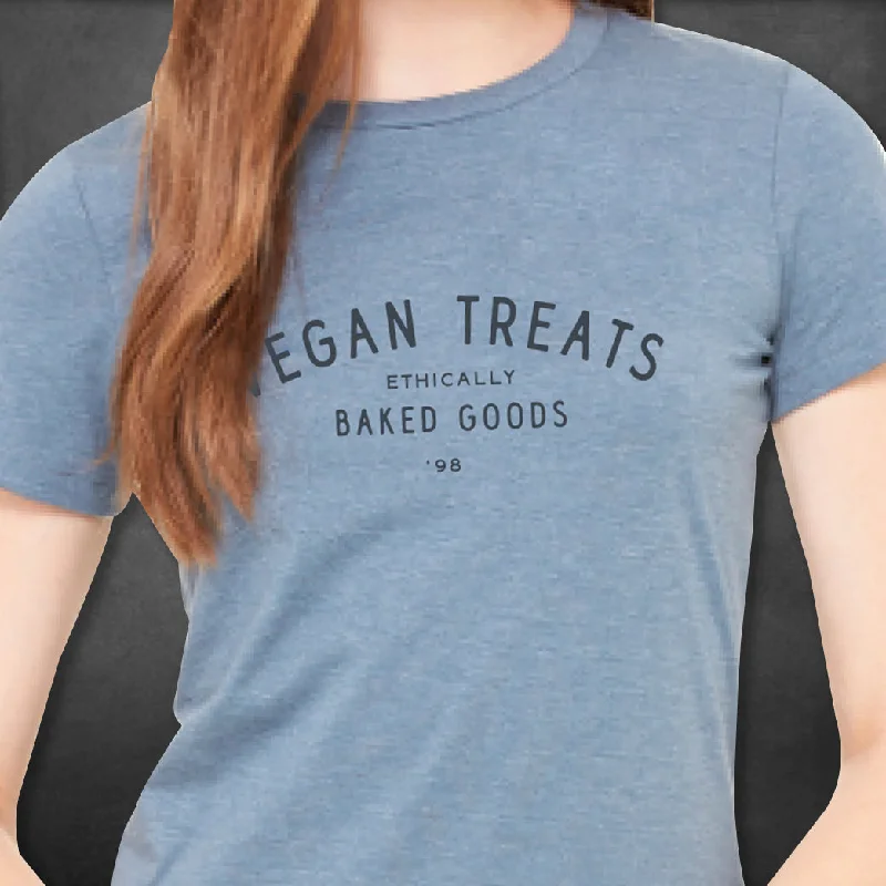 Vegan Treats Women's Tee Real Fur Shearling Chenille