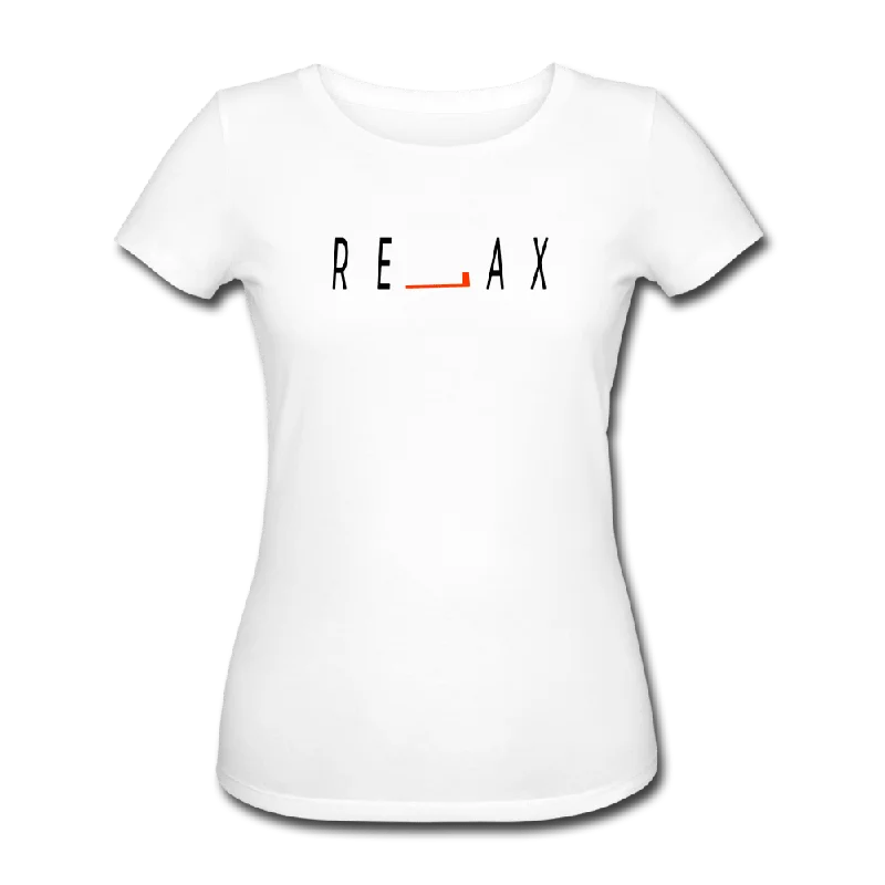 WOMEN'S RELAX ORGANIC COTTON T-SHIRT Iron Safe Non-Iron Wrinkle Free