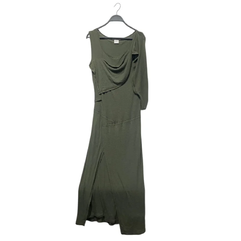 ISSEY MIYAKE/SL Dress/4/Cotton/GRN/