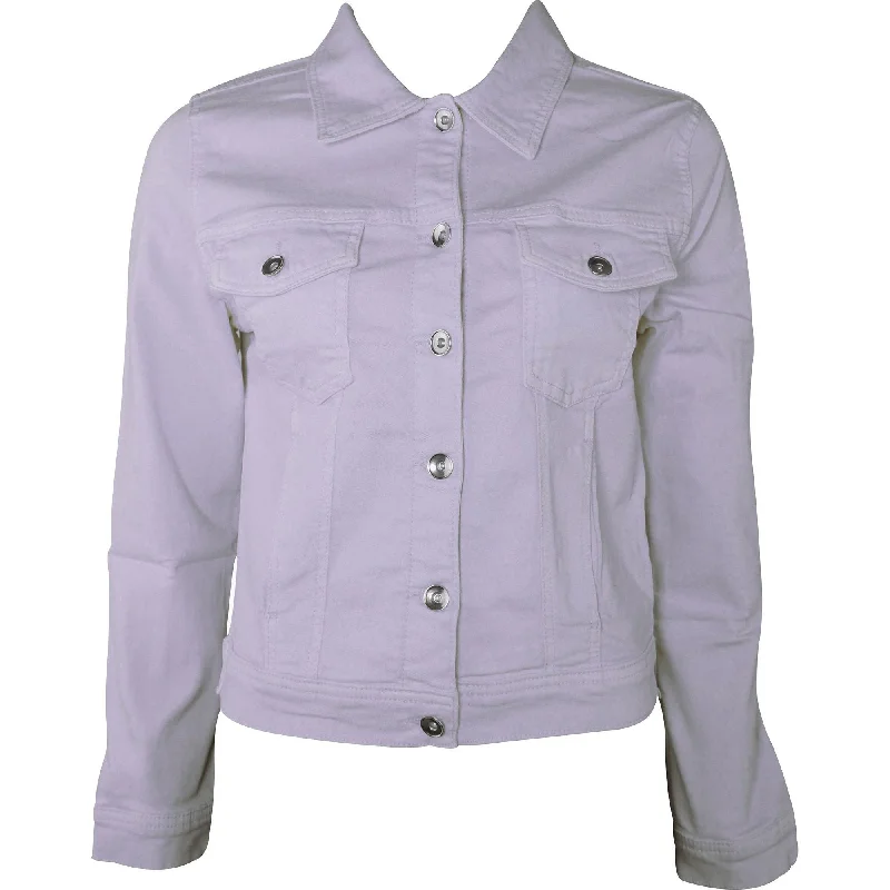 Amara Reya AR Feather Womens Denim Jacket - Purple Herringbone Jacket Checkered Jacket Solid Jacket Amara Reya AR Feather Womens Denim Jacket - Purple Herringbone Jacket Checkered Jacket Solid Jacket