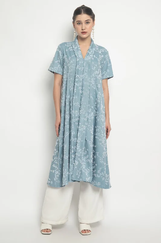 London Tunic Dress in Sky Blue