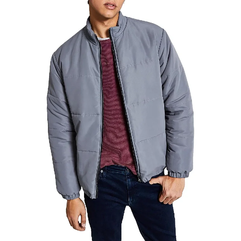 And Now This Mens Short Cold Weather Puffer Jacket Welt Pockets Slit Pockets Flap Pockets And Now This Mens Short Cold Weather Puffer Jacket Welt Pockets Slit Pockets Flap Pockets
