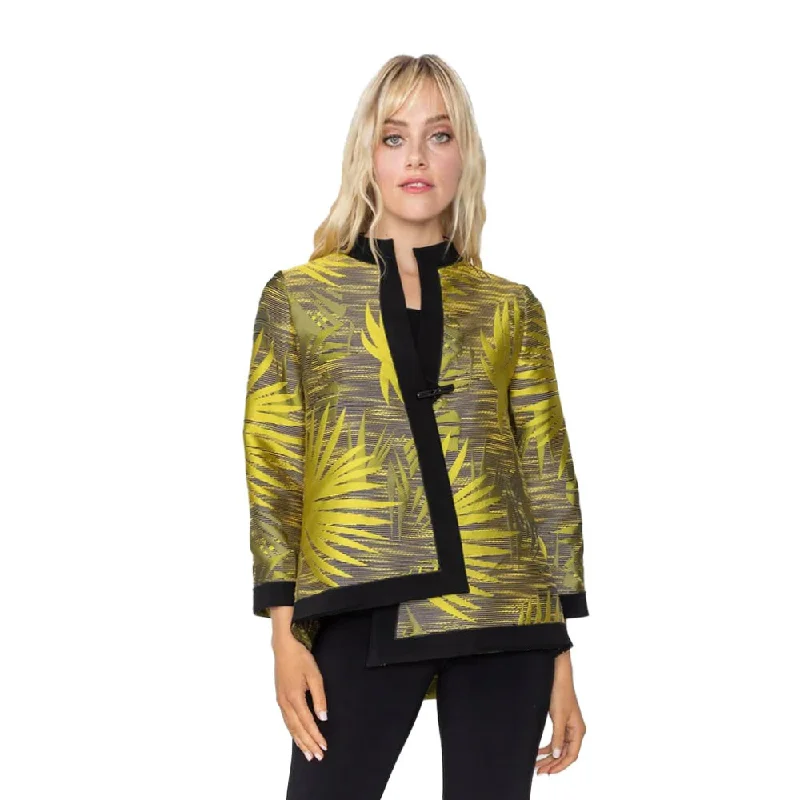 IC Collection "Tropical Citrine" One-Button Jacket - 5493J-CT Herringbone Jacket Checkered Jacket Solid Jacket IC Collection "Tropical Citrine" One-Button Jacket - 5493J-CT Herringbone Jacket Checkered Jacket Solid Jacket