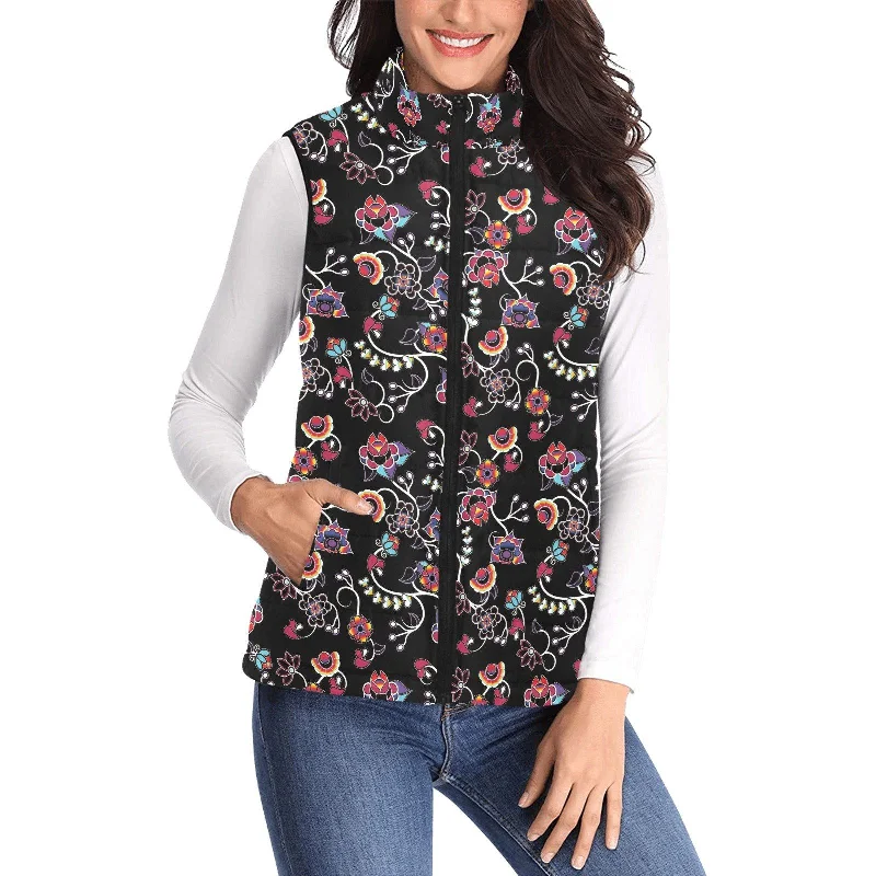 Floral Danseur Women's Padded Vest Jacket Faux Fur Jacket Real Fur Jacket Shearling Jacket Floral Danseur Women's Padded Vest Jacket Faux Fur Jacket Real Fur Jacket Shearling Jacket