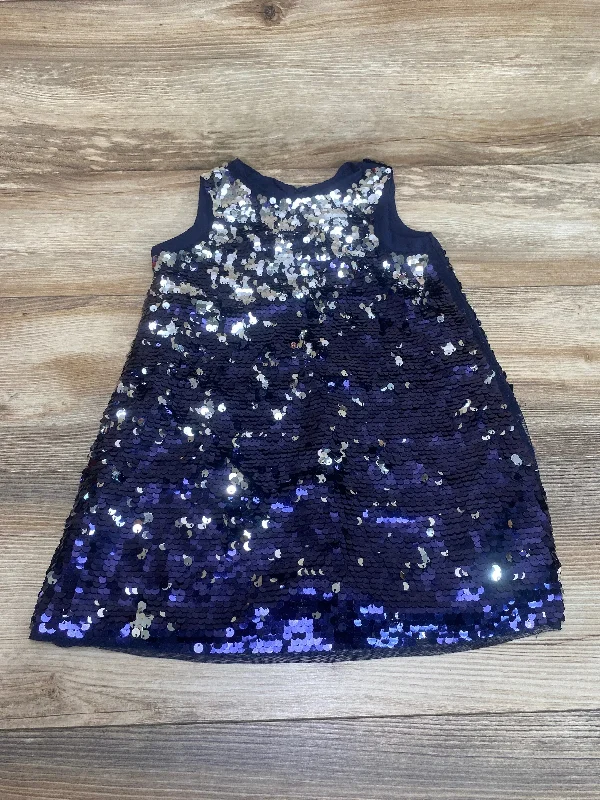 H&M Sequin Dress Navy sz 3-4T