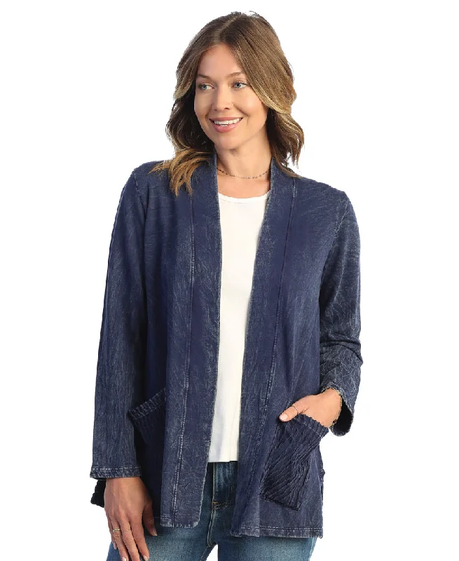 M90 - Womens-Denim Kimano Jacket Notch Collar Jacket Peter Pan Collar Jacket Cowl Neck Jacket M90 - Womens-Denim Kimano Jacket Notch Collar Jacket Peter Pan Collar Jacket Cowl Neck Jacket
