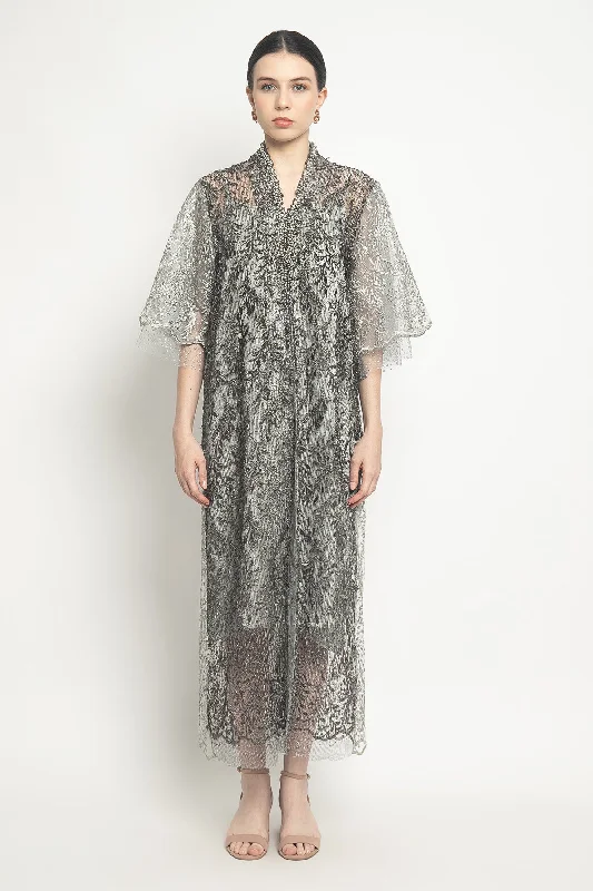 Tami Dress in Silver Green