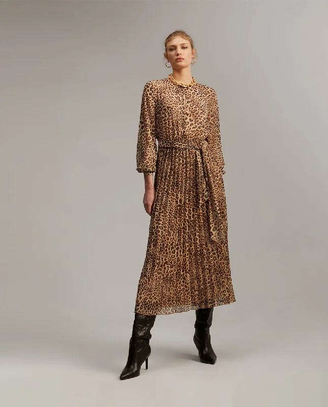 Animal print dress