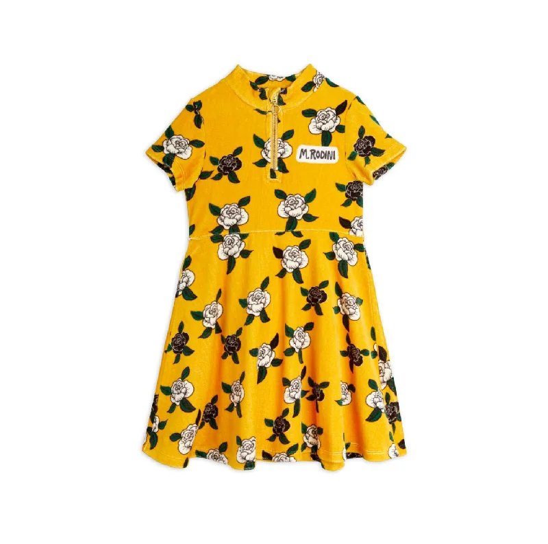 Roses Velour Dress